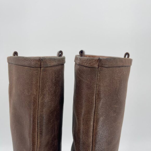 Lucky Brand Brown Leather Heeled Boots | Perfect for Any Occasion - Picture 8 of 10
